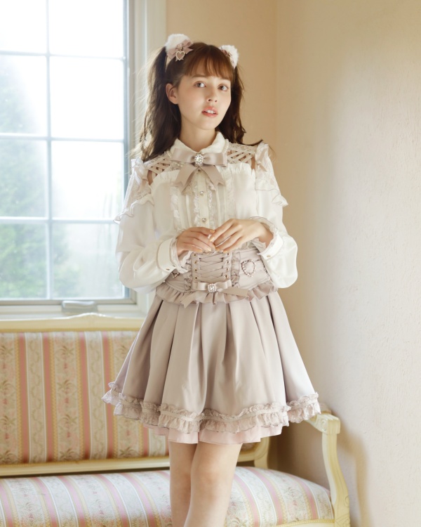 The Kawaii Shoppu - Kawaii Lolita Dress Japanese Pocket Corduroy Dress